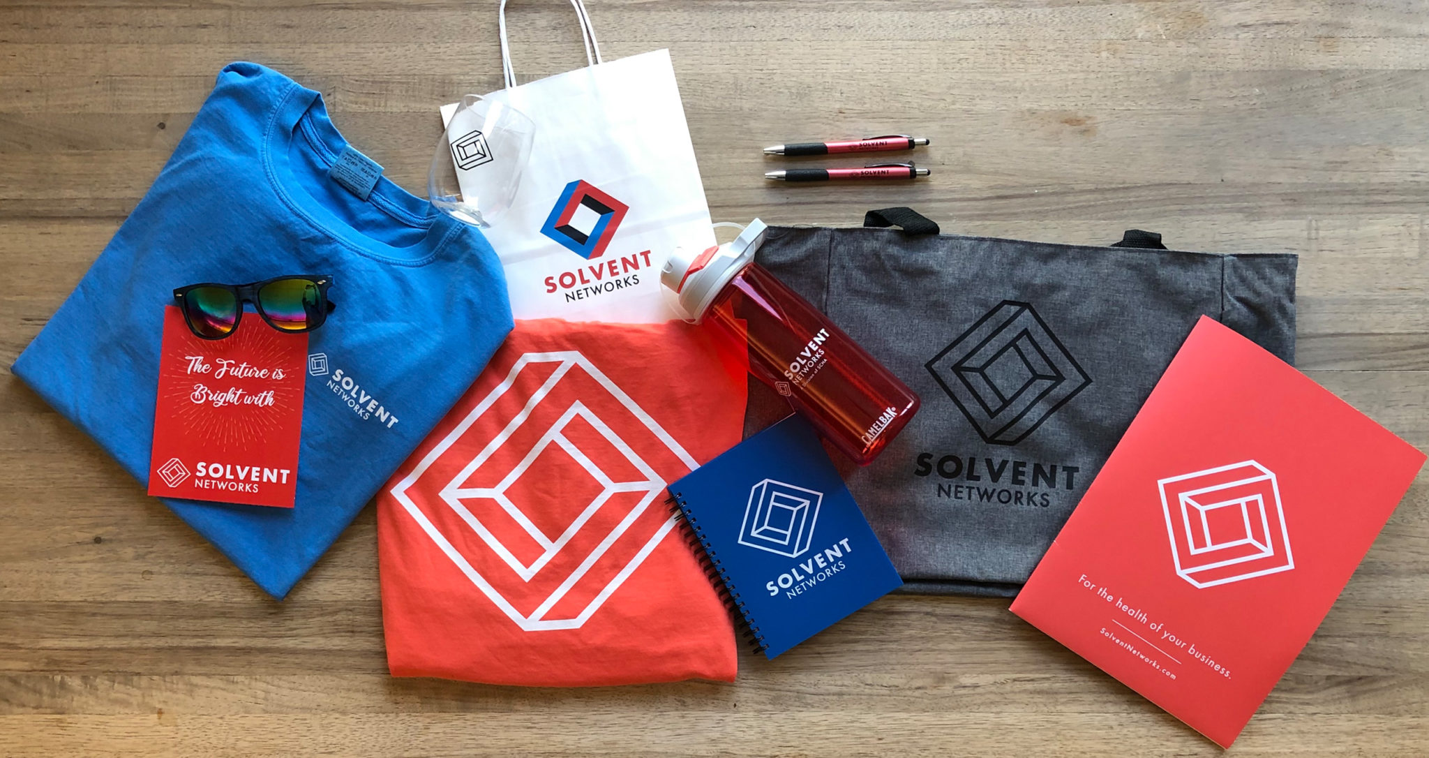 Solvent Networks: Branded Swag