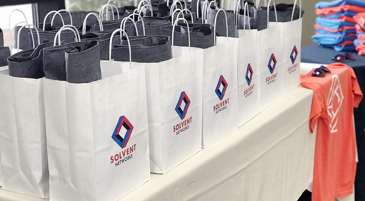 Solvent Networks: Branded Swag Bags